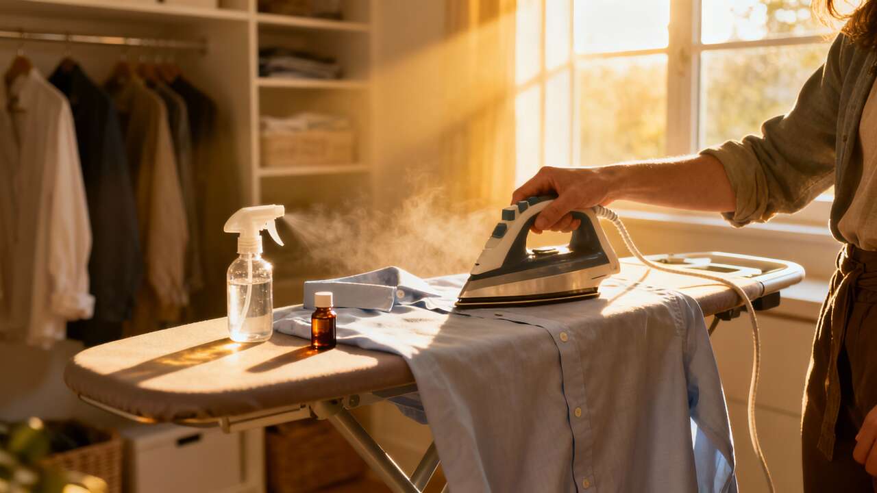 How to Iron Clothes Faster Using a Spray Bottle and a Secret Ingredient