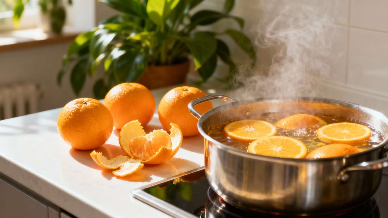 Scientists Find That Boiling Orange Peel Releases Antioxidants That Purify The Air Indoors
