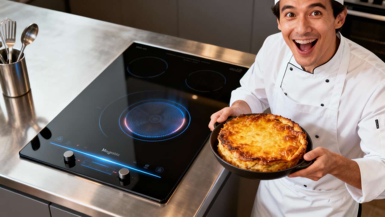 Step Aside Frying Pans: discover Oil-Free Cooking with Even-Heat Magnetic Surfaces