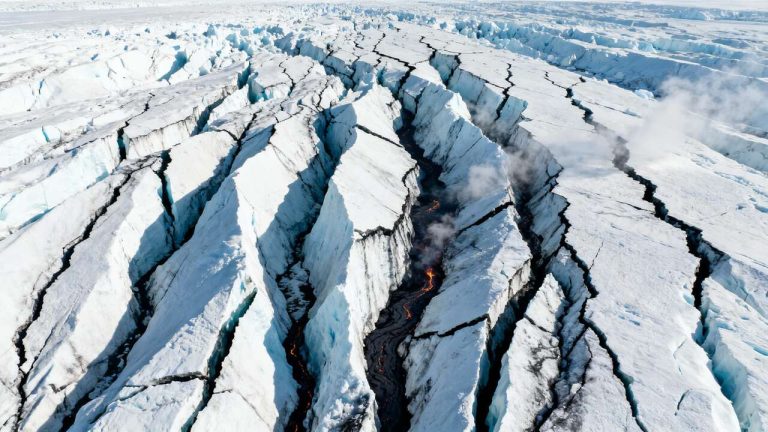 Scientists Uncover Massive Cracks Beneath Greenland Ice Sheet Possibly Tied to Underground Magma Flows