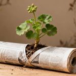 A Simple Roll of Newspaper Is Enough: The Forgotten Method That Carries Your Geraniums Through Winter Without Water, Without Soil… and Without Spending a Penny