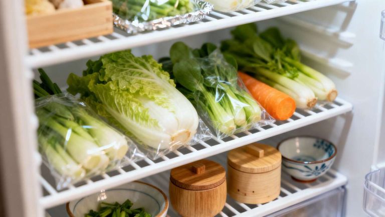No Plastic Wrap, No Foil: The Japanese Method to Keep Vegetables in the Fridge Without Rotting