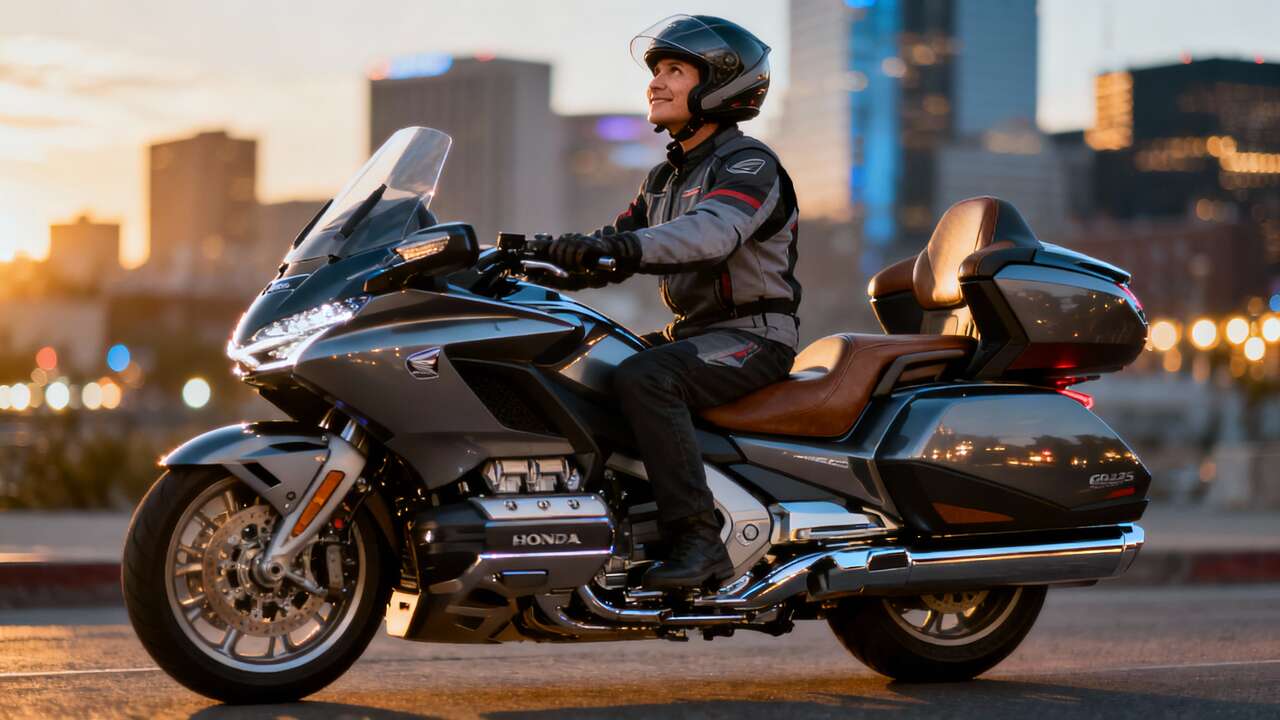 Honda Gold Wing 2025 official reveal proudly showcases its legendary touring heritage with revolutionary powertrain and luxurious comfort options.